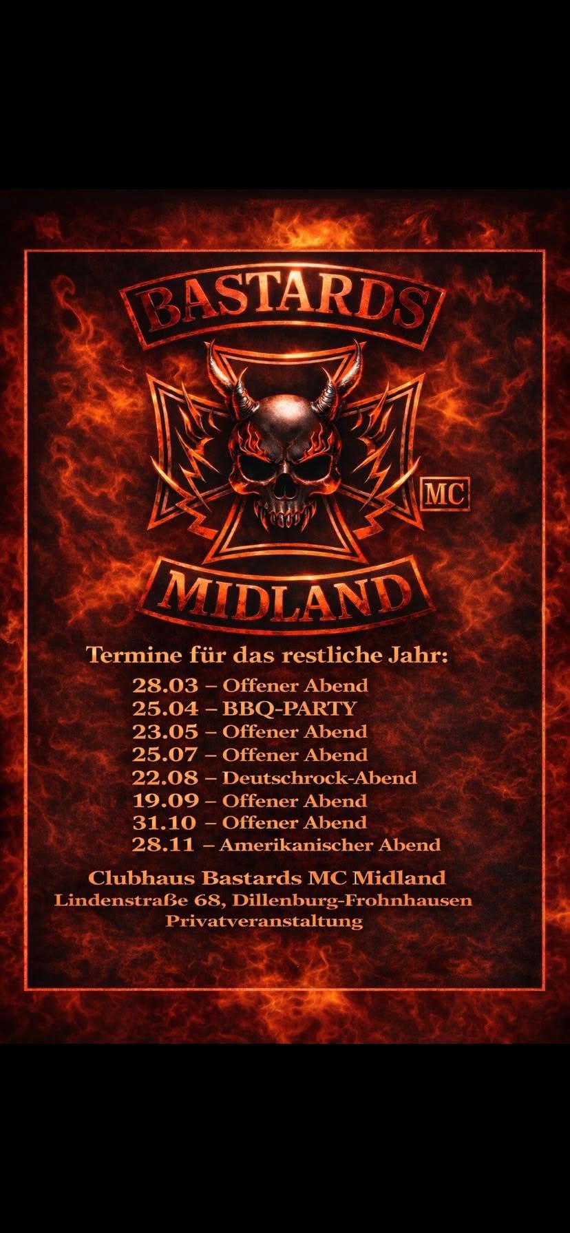 Termine 2026 - Chapter Midland